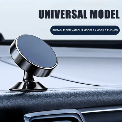 Magnetic Car Phone Holder – 360° Rotation, Strong Grip & Easy Mount